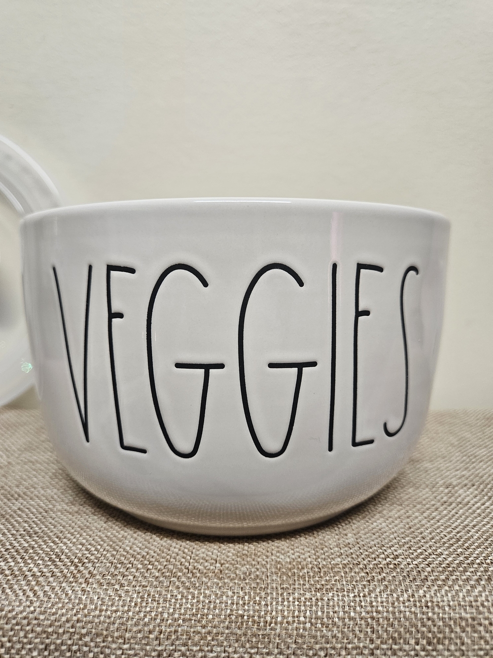 Rae Dunn Storage Bowl VEGGIES - Picture 6 of 10